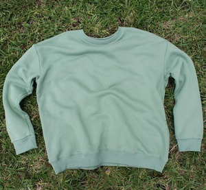 Sweat 3D en relief pour hommes tricoté éponge col montant manches longues épaules tombantes Sweat Bella toile Sweatshirts - Product Image 2