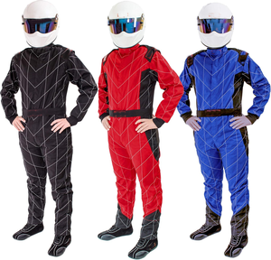 ชุดแข่งสีดำ2ชั้นแบบถักกันไฟและระบายอากาศได้ - Product Image 2