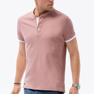 Nueva venta al por mayor de hombres para camiseta Polo de alta calidad de tela de punto personalizado de talla grande logotipo bordado patrón sólido camisas de bambú para - Product Image 2