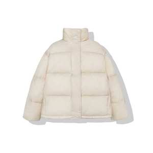 Blouson Bomber Femme Élégant Imperméable et Respirant avec Col Montant et Boutons sur le Devant en Tissu Mémoire pour la Saison Hivernale - Product Image 1
