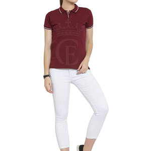 Cómodo Tallas grandes Mujer Casual para Polo Camisa Ropa de punto transpirable a precio razonable Teñido en varios colores - Product Image 3