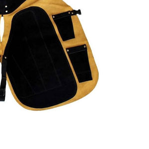 Tabliers de maréchal-ferrant professionnels en cuir noir, réutilisables, durables et protecteurs, personnalisables pour le travail équestre - Product Image 5