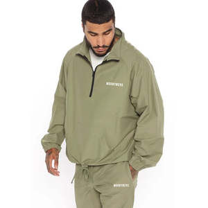 Survêtements d'hiver imprimés avec logo personnalisé unisexe 100% polyester coupe-vent haut USA ensembles de style fabricant d'usine - Product Image 4