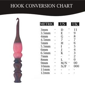 Crochets en résine époxy faits à la main Mélange de bois Aiguille à crochet ergonomique Poignée souple différente Armure de fil artisanal Meilleur cadeau - Product Image 4