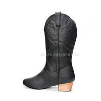 Bottes de danse de compétition professionnelles pour la scène, en cuir véritable, couleur personnalisable, bottes longues, chaussures de danse BAIFA BFL 017