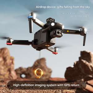 Stabilisateur à trois axes contrôlé par écran, appareil de photographie aérienne haute définition 1080p FHD avec temps de vol de 10 à 20 minutes - Product Image 2