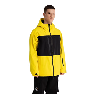 Combinaison de ski thermique pour homme, imperméable, en duvet et coton, avec veste et pantalon à bretelles, coupe-vent, pour snowboard - Product Image 6