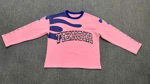 Sweat-shirt à capuche personnalisé avec logo DTG, 100% coton, tissu éponge français, détails en strass, streetwear pour hommes - Product Image 3