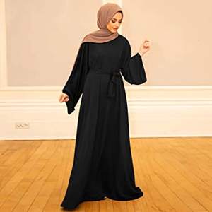 Deux pièces modeste Designer Abayas pour les femmes sur mesure avec Hijab taille naturelle-prix de gros pour toutes les saisons - Product Image 5