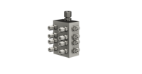 Bloc distributeur de lubrification à ligne unique pour système de graissage automatique, injecteur de graisse