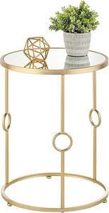 Meilleure qualité Table d'appoint de luxe en métal avec marbre et verre pour la décoration de la maison au tarif de gros - Product Image 3
