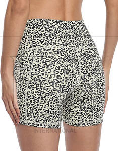 <b>Women's</b> High Waist Gym <b>Shorts</b> Custom Color Printed <b>Jersey</b> Sports <b>Shorts</b> Stretchy High Pattern Best Quality Plus Size Scrunch - Product Image 4