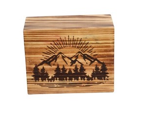 Urnas de cremación de madera hechas a mano de estilo americano moderno, entierro funerario decorativo para hombres y mujeres a bajo precio - Product Image 1
