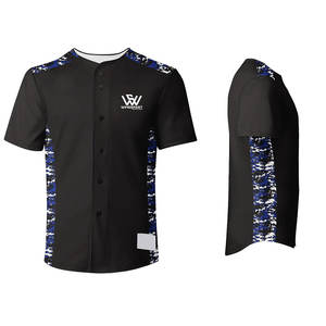 Camiseta de béisbol de estilo moderno, camiseta de béisbol al por mayor, diseña tu propia camiseta de béisbol personalizada - Product Image 1