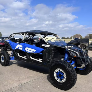 NUEVO MODELO EU 2024 2025 MAVERICK X3 MAX X RS TURBO RR Azul Intenso / Negro Carbón / Gris Tiza - Product Image 2