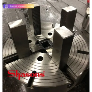 Mandrin manuel à 4 mâchoires industriel pour tour à métaux, accessoire de maintien d'outils en acier trempé - Product Image 2