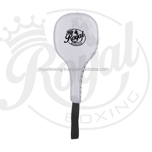 นวมชกมวยสำหรับฝึกเป้าเตะและต่อยทำจากหนัง PU พร้อมด้วยไม้พายฟองน้ำคุณภาพสูง - Product Image 1