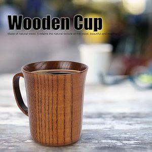 Taza de Madera Pulida con Diseño Tribal Tallado, Ecológica, para Decoración, Portátil, Ideal para Viajes y Uso en Exteriores, a Bajo Precio - Product Image 6