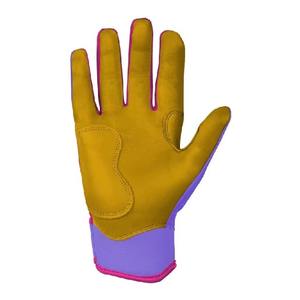 Gants de frappe de baseball professionnels durables de haute qualité, logo personnalisé et fermeture à boucle pour la main gauche, en cuir, pour adultes - Product Image 4