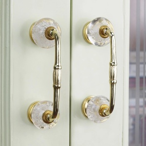 Poignées et boutons d'armoire de meubles en laiton antique en alliage de zinc - Product Image 1