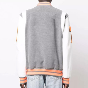 Vestes Letterman grande taille vêtements de mode pour hommes blousons bombardiers broderie couleur personnalisée vestes de baseball d'hiver pour hommes - Product Image 3