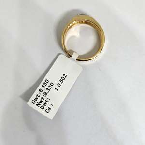 Anillo de Compromiso Solitario con Diamante de 0.502 Quilates, Oro Amarillo de 14K, Joyería Fina de Calidad para Uso Diario, Diseño Elegante - Product Image 2