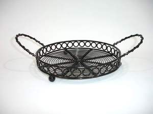 Contenedor de almacenamiento de Metal de alambre de hierro negro más vendido para el organizador del hogar cestas de frutas y alimentos a un precio económico - Product Image 3