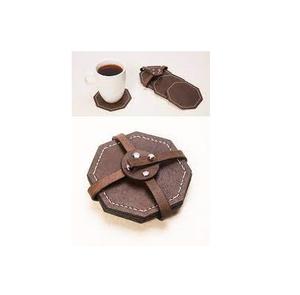 Posavasos decorativo de cuero para bebidas, posavasos decorativo de lujo para té, taza de cerveza, posavasos de vidrio - Product Image 6