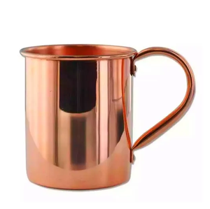 Taza de café de cobre promocional, diseño exclusivo creativo a la moda, taza de cobre sólido de 16 OZ para Bar, taza de cobre para beber - Product Image 1