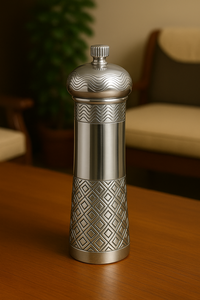 Molinillo de pimienta de Metal hecho a mano de latón AK, gran capacidad en diseño de revestimiento con acabado antiguo para utensilios de cocina/Decoración de cocina - Product Image 4