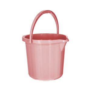 Seau de nettoyage en plastique PP écologique de 12 L, durable, de style européen moderne, avec poignée, pour un usage domestique quotidien et le rangement - Product Image 3