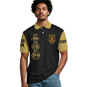 Polo grec Iota Phi Theta 1963 pour homme, en coton premium brodé, vêtement de fraternité - Product Image 4
