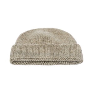 MONECO 100% Organic Mongolian Sheep Wool Winter <b>Beanie</b> Unisex Custom <b>Brown</b> Wholesale Flat Knitted Adjustable Adults Common - Product Image 1