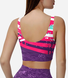 Soutien-gorge de sport respirant à maintien élevé pour femme 2025, style torsadé avec nœud décoratif, en Spandex/Nylon, pour le yoga, la gym et l'entraînement - Product Image 3