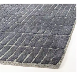 Ensemble de tapis tressé en laine de jute naturelle 100% de qualité supérieure Design moderne pour le salon, la chambre et le sol de la maison - Product Image 2