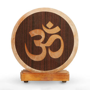 Himaiyan, decoración del hogar de alta calidad, artesanías naturales, lámpara de sal del Himalaya, luz tallada, estilos de letras de animales, cuenco de vidrio Natural - Product Image 2