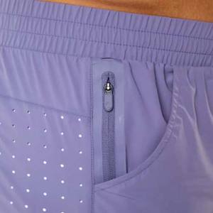 Haute qualité hommes vêtements Shorts couleur unie Double couche coton Polyester été sport Style décontracté taille élastique hommes Shorts - Product Image 6