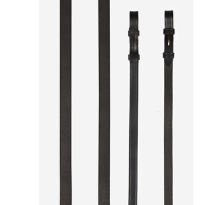 Kris Extreme Rubber Reins Straight Grip con superficie texturizada para equitación y carreras Brida de caballo Hecho de cuero - Product Image 1