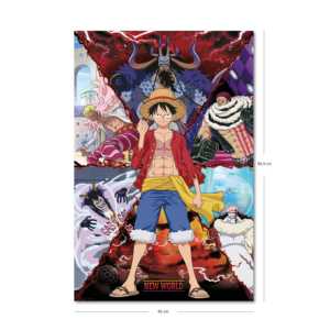 Poster d'anime One Piece Luffy contre le Nouveau Monde - Product Image 3