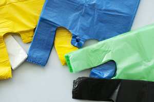 Sacs de t-shirt compostables écologiques sacs de transport de gilet en plastique biodégradable d'épicerie de supermarché solution d'emballage en gros - Product Image 3