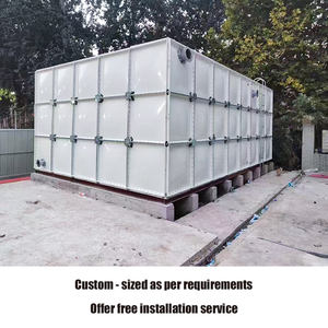 Tanque de Agua Rectangular de FRP/GRP Personalizado de Fábrica, Tanque de Almacenamiento de Agua Modular para Agua Potable, Resistente a la Corrosión, Subterráneo - Product Image 3