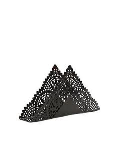 Porte-serviettes en papier en métal de qualité supérieure, design découpé au laser en forme de vache, avec base plate, noir, pour la maison, les restaurants et les hôtels - Product Image 1