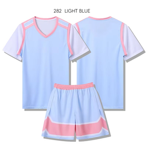 Uniformes de baloncesto personalizados de alta calidad para niñas, camiseta de baloncesto para mujeres jóvenes con logotipo bordado impreso, camiseta de baloncesto 282 - Product Image 1