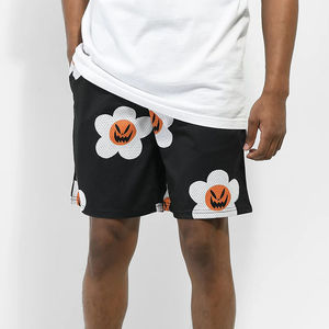 Pantalones cortos de malla de Venta caliente sublimados hasta la rodilla pantalones cortos transpirables de secado rápido 100% pantalones cortos de malla de poliéster Unisex - Product Image 6