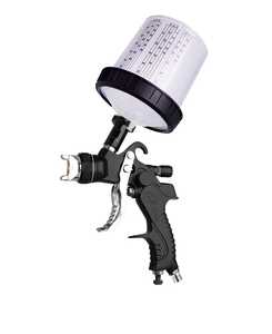 HVLP Air <b>Spray</b> Gun <b>Set</b> Gravity Feed Paint Sprayer with Air Regulator Cups for Automotive Furniture Painting - Product Image 1