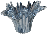 Tammaro Home Splash Lavagna Murano Glass Décoration d'intérieur de luxe Design artisanal italien haut de gamme