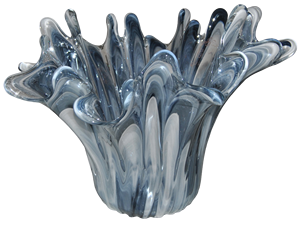 Tammaro Home Splash Lavagna Murano Glass Décoration d'intérieur de luxe Design artisanal italien haut de gamme - Product Image 3