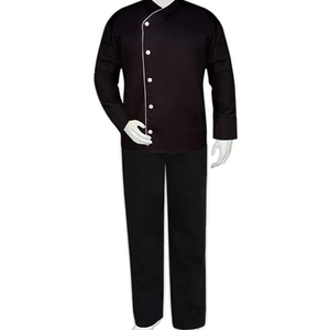 Transpirable Chef Uniforme Panadería Hotel Servicio de comida Cocina Chaqueta Unisex Manga corta Cocina Cocinar Abrigo Bar Uniformes - Product Image 1