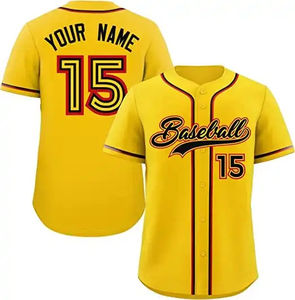 Ropa deportiva de equipo personalizada, camiseta de béisbol americana, camisetas de béisbol para hombres, ropa de softbol para niños jóvenes, camiseta - Product Image 3