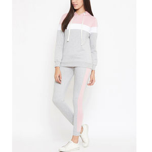 Nouveauté, survêtement pour femme de haute qualité, ensemble sweat-shirt et jogging respirant, motif uni, marque privée, vêtements de jogging d'hiver - Product Image 4